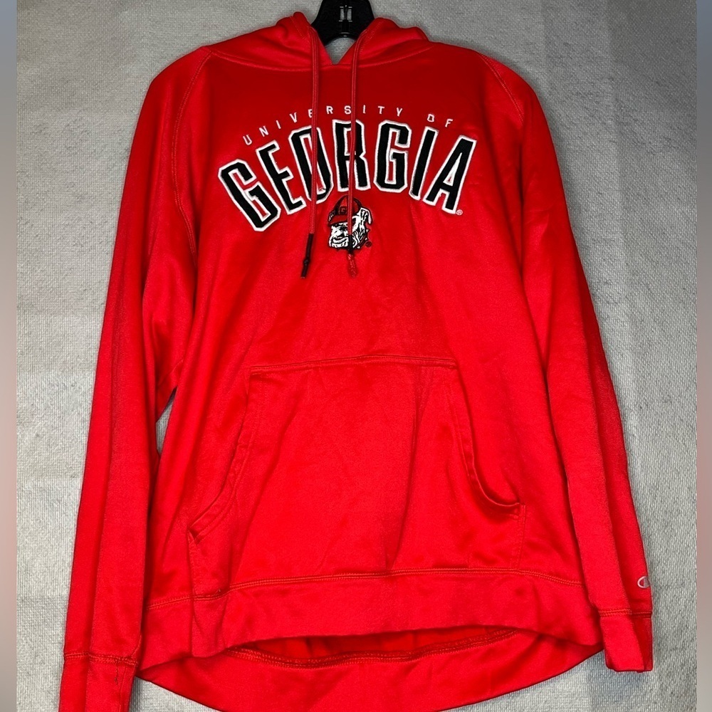 Men’s Size Large University of Georgia Bulldogs Hoodie Gently Used Fast Shipping